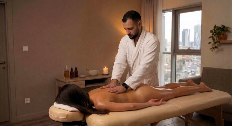 Masaj, barbat pentru doamnele care cauta adevarata relaxare